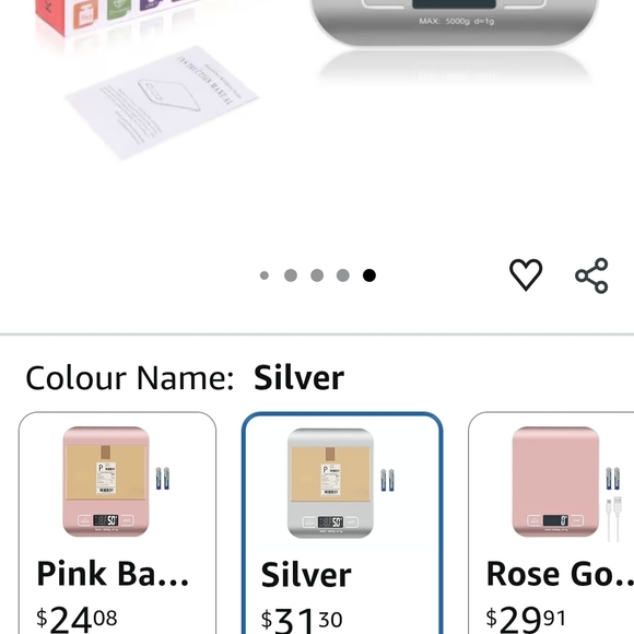 Digital Kitchen Scale with LCD Display - Picture 12 of 12